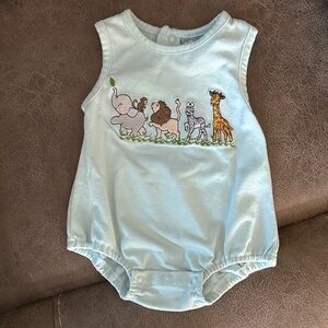 Baby Animal Embroidered Bubble